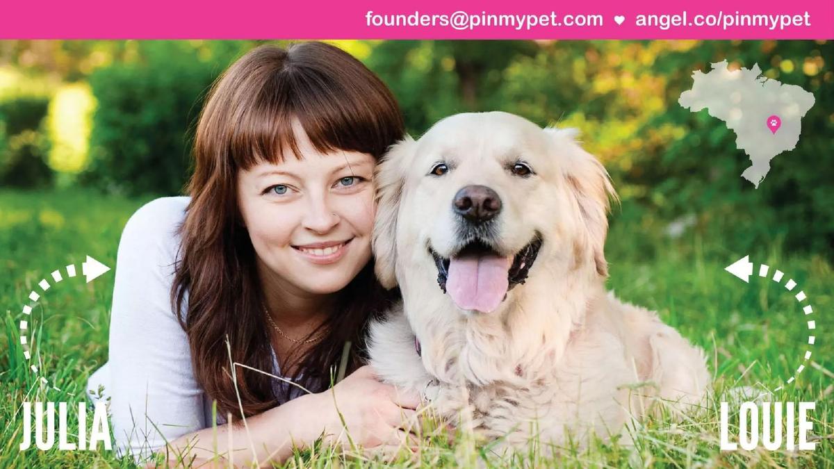 Pinmypet pitch deck slide 2 of 16