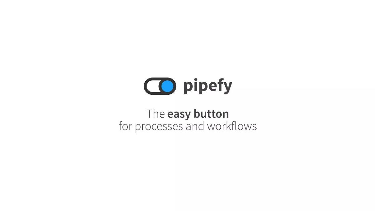 Pipefy pitch deck slide 1 of 9