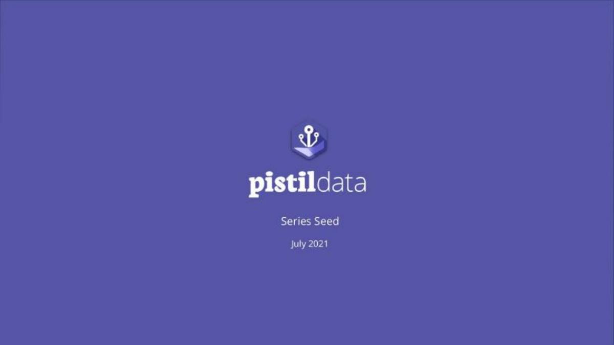 Pistil Data pitch deck slide 1 of 15