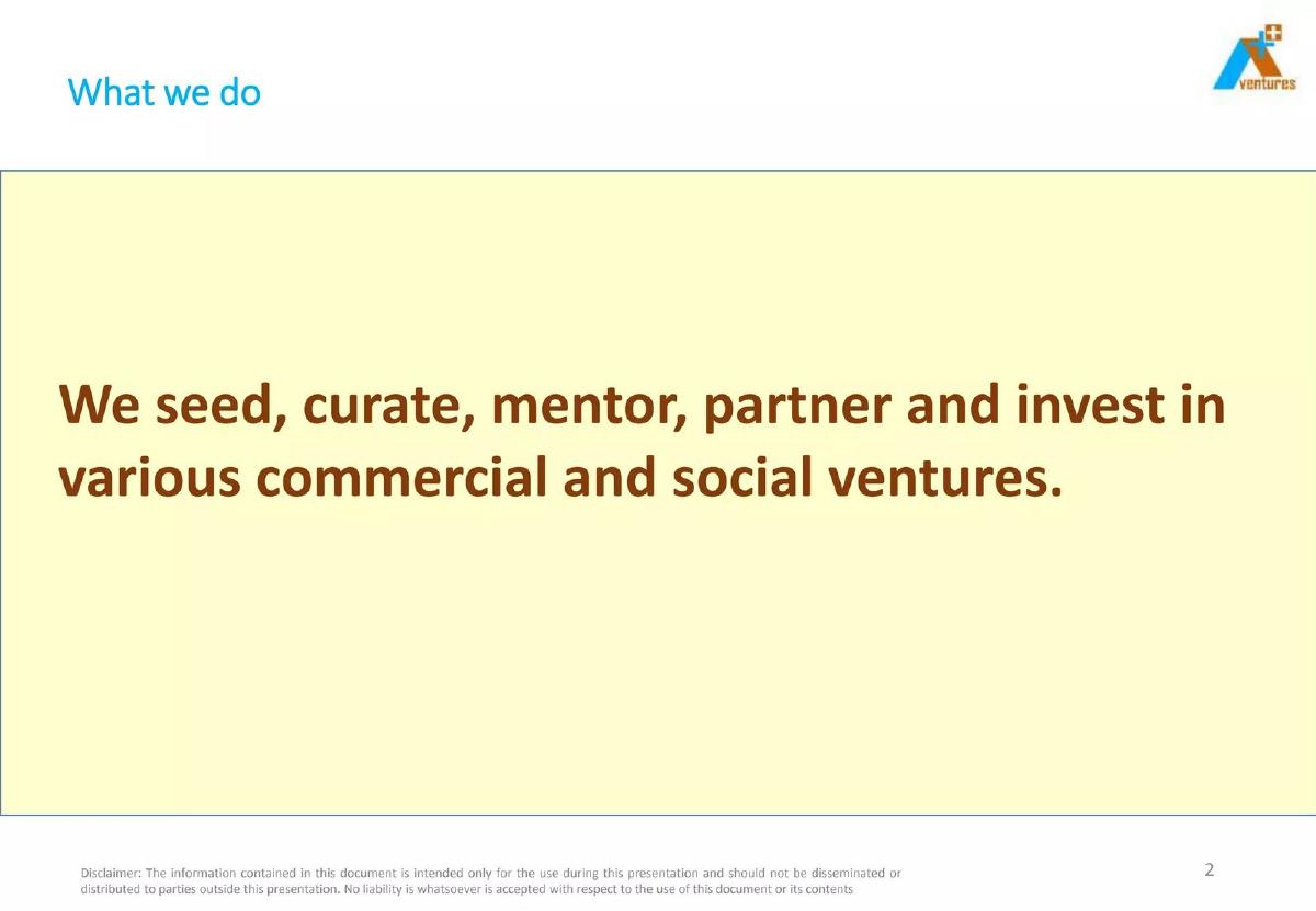 Plan A Ventures pitch deck slide 2 of 16