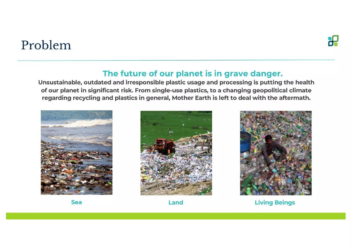 PlanetClean Recycle Industries pitch deck slide 3 of 20
