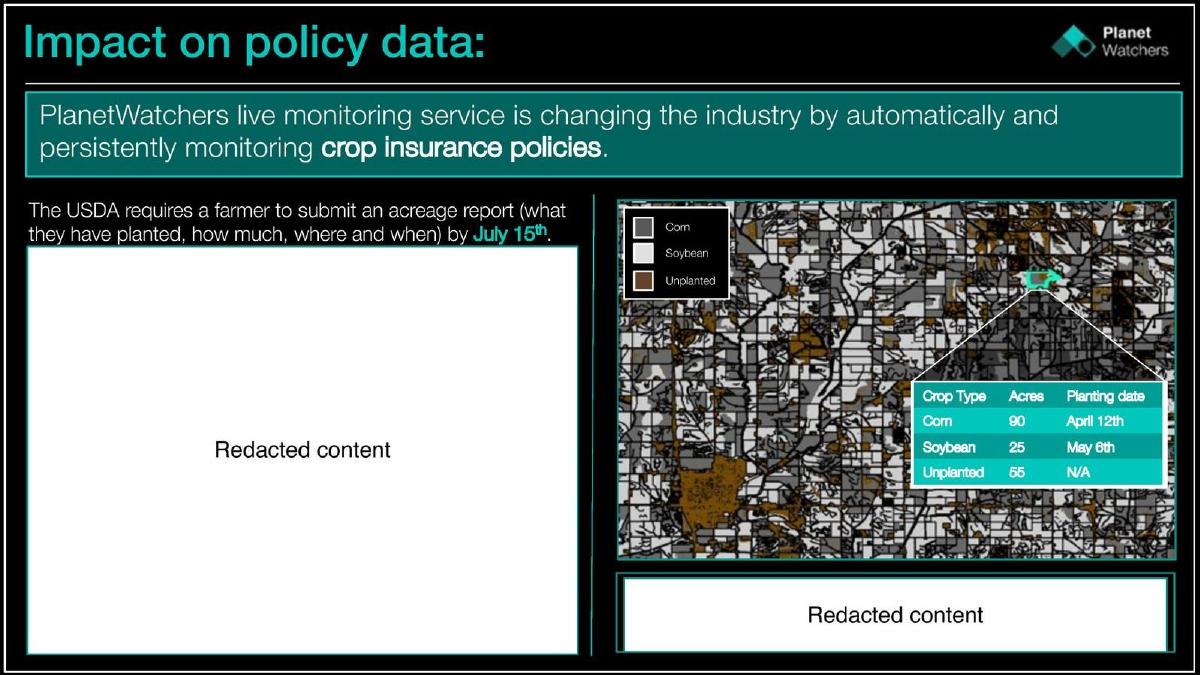 PlanetWatchers pitch deck slide 5 of 11