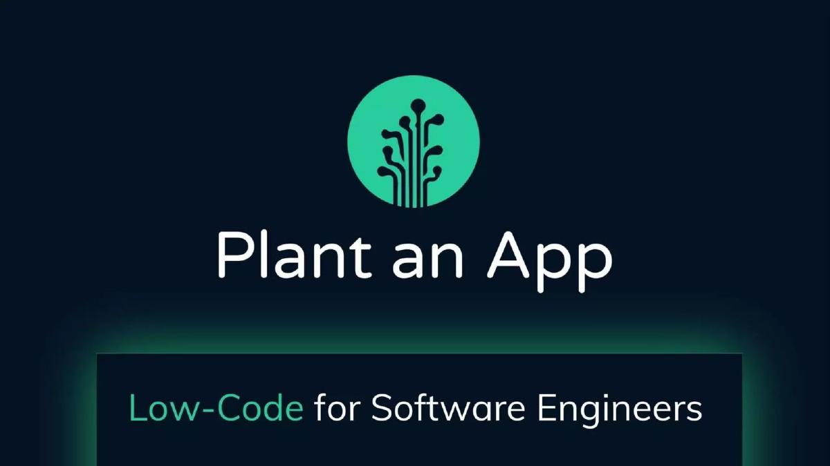 Plant an App pitch deck slide 1 of 13