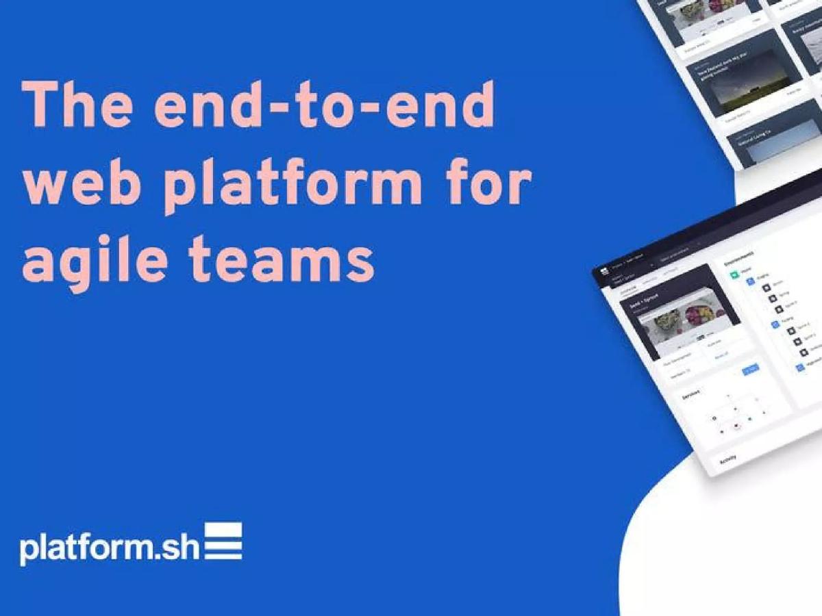 Platform.sh pitch deck slide 1 of 28