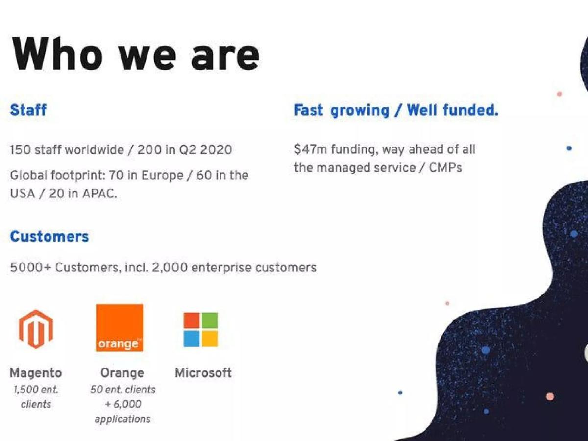 Platform.sh pitch deck slide 2 of 28