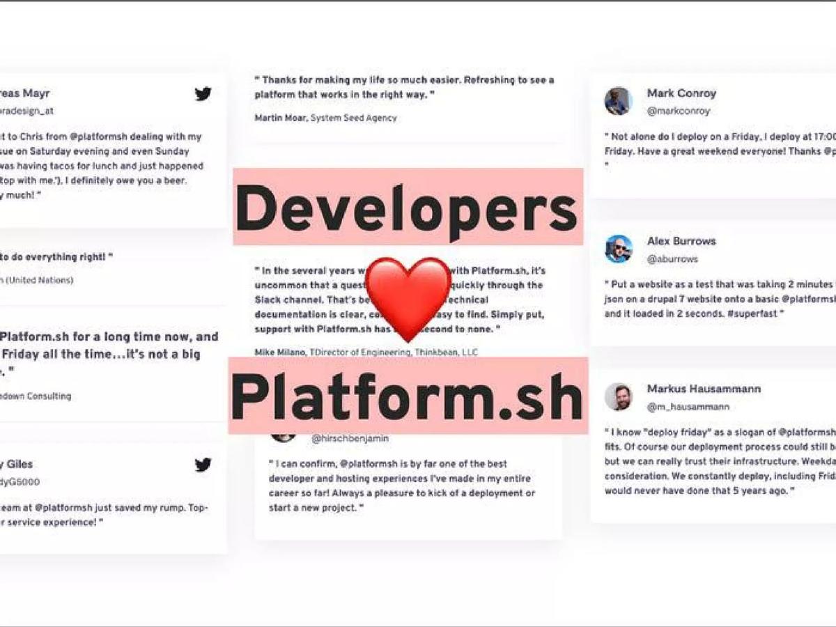 Platform.sh pitch deck slide 5 of 28