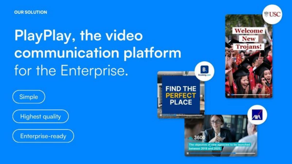 PlayPlay pitch deck slide 5 of 10