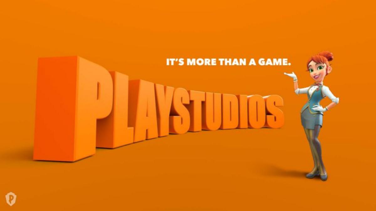PLAYSTUDIOS pitch deck slide 1 of 49