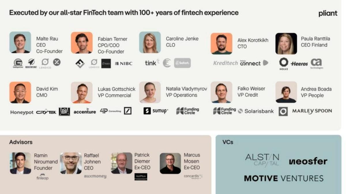 Pliant pitch deck slide 9 of 10