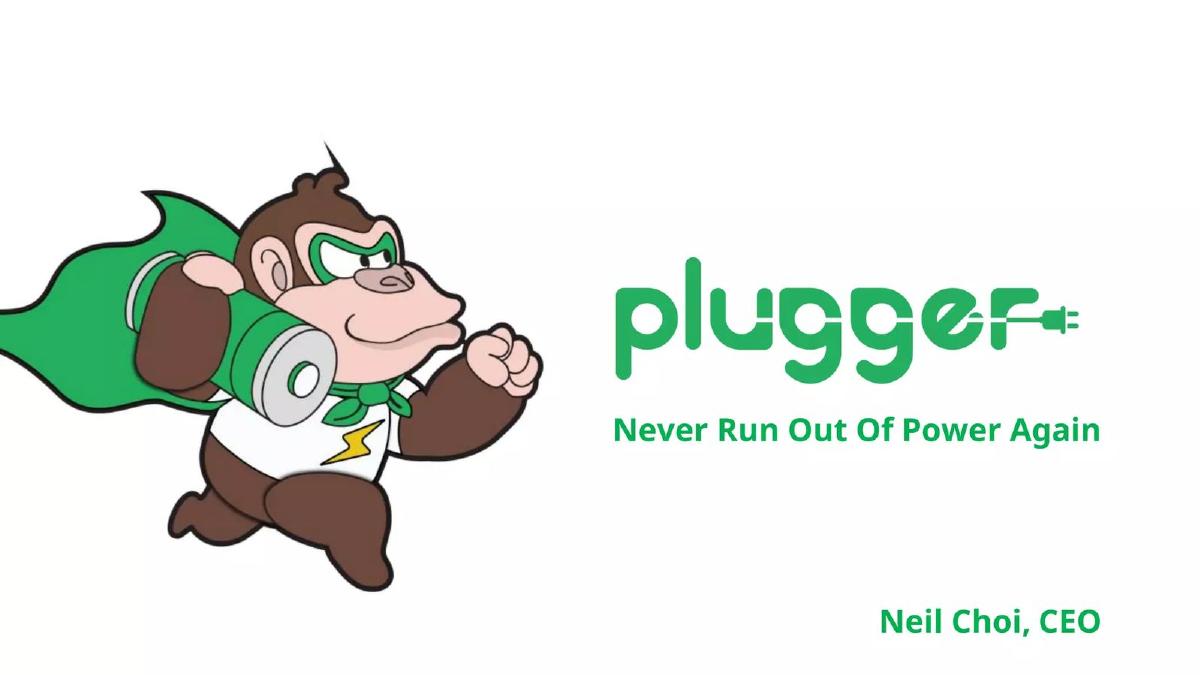 Plugger pitch deck slide 1 of 13