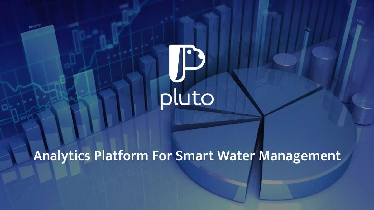 Pluto AI pitch deck slide 1 of 8