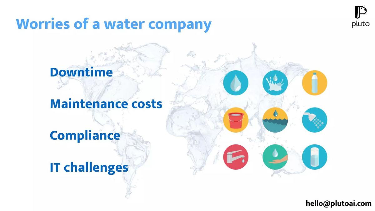 Pluto AI pitch deck slide 2 of 8