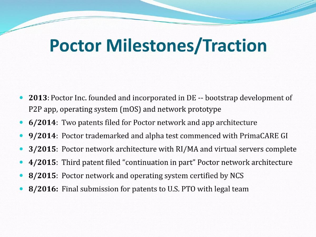 Poctor, Inc. pitch deck slide 4 of 14