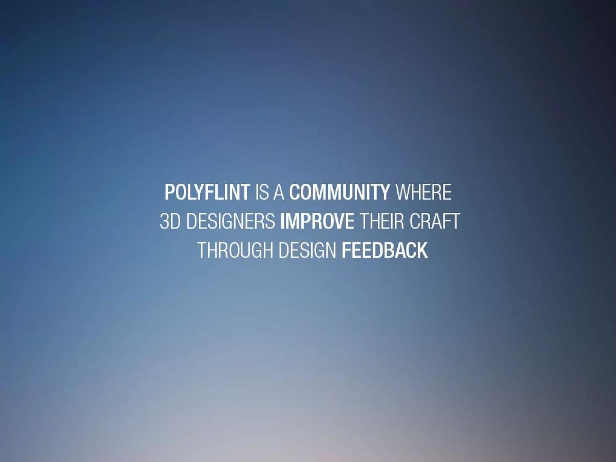 Polyflint pitch deck slide 2 of 14