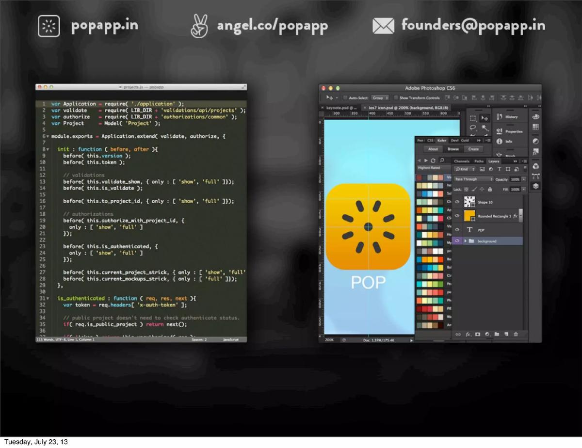 POPAPP pitch deck slide 4 of 27