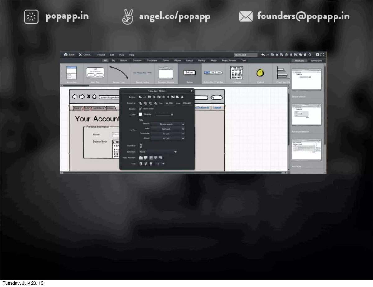 POPAPP pitch deck slide 6 of 27