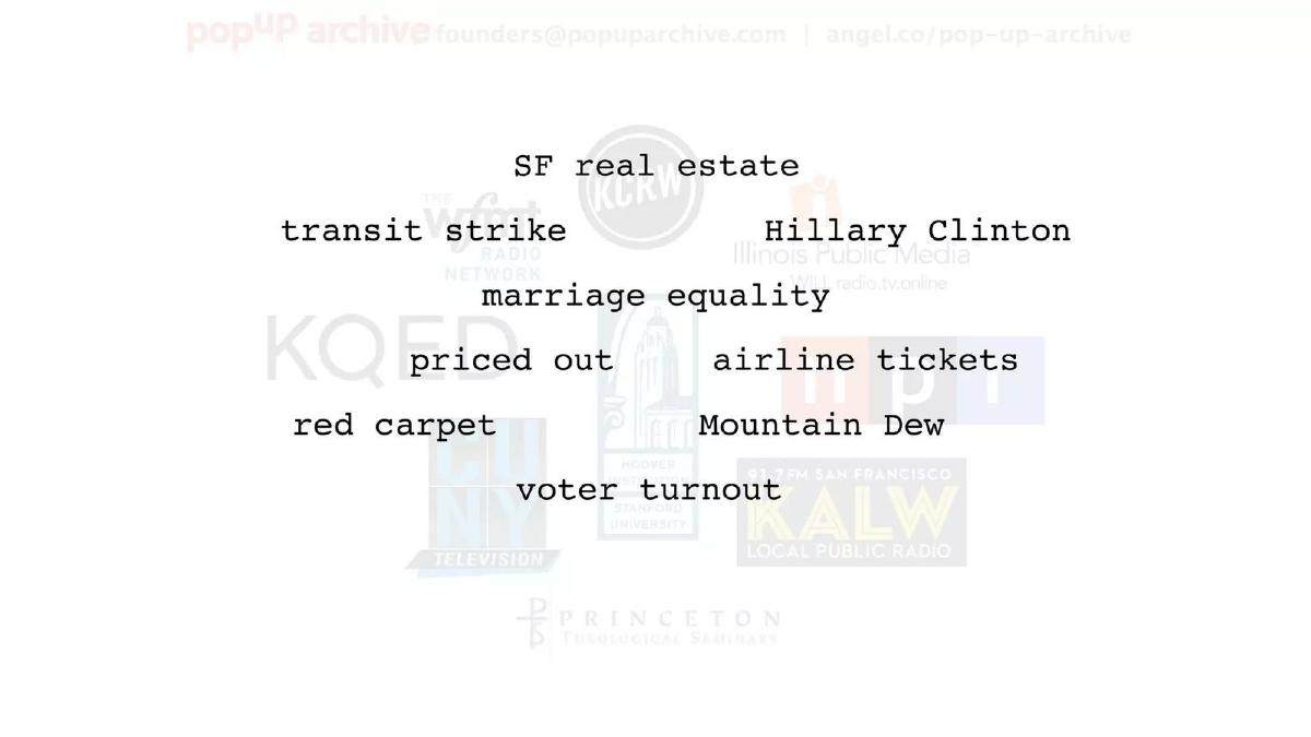 Pop Up Archive pitch deck slide 3 of 10