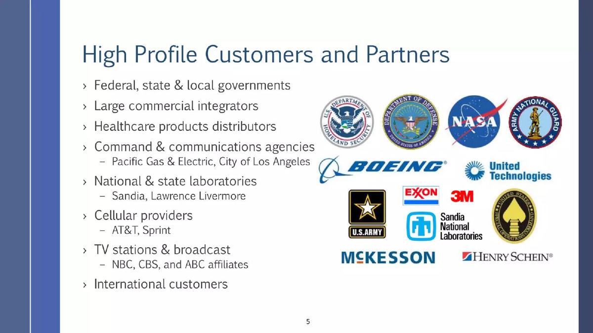 PositiveID pitch deck slide 5 of 12