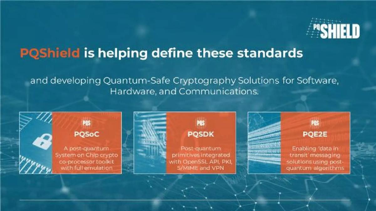 PQShield pitch deck slide 6 of 9