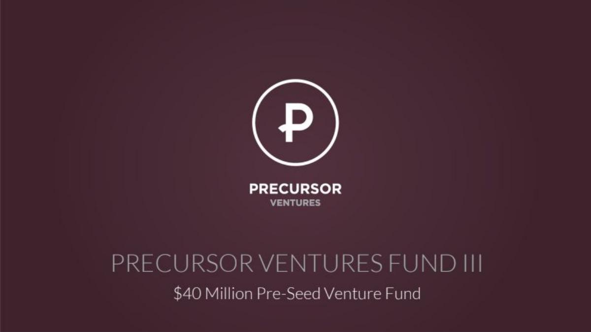 Precursor Fund III pitch deck slide 1 of 35