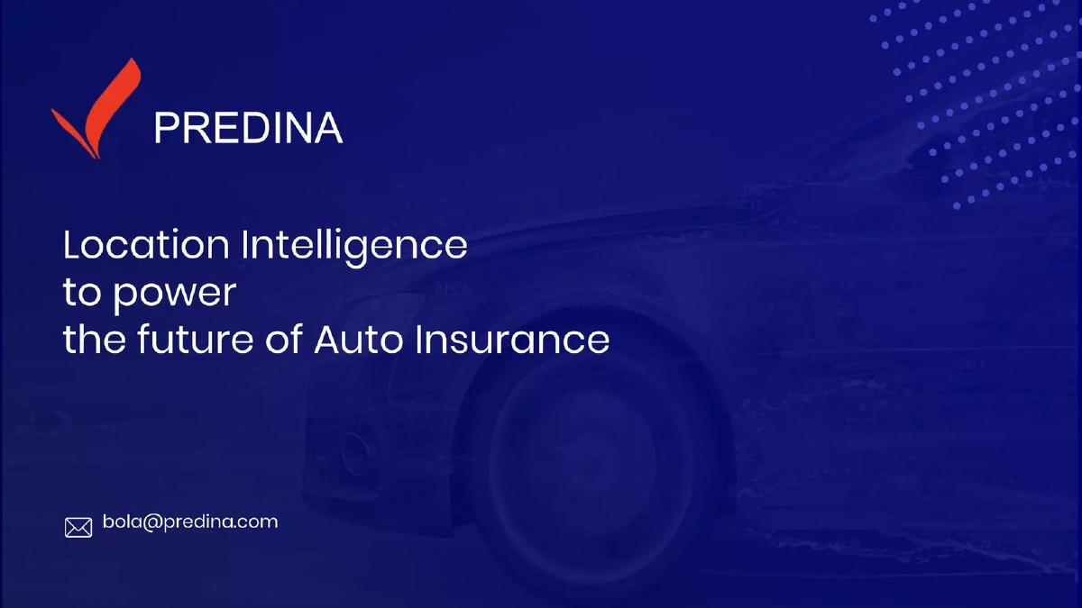 Predina pitch deck slide 2 of 13
