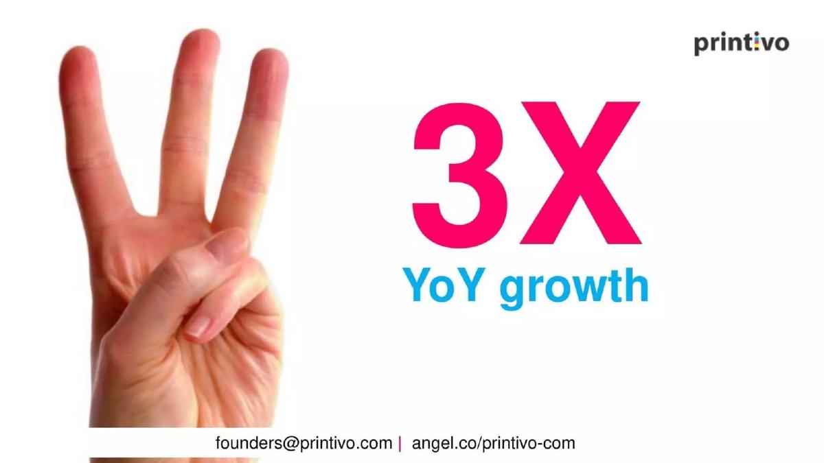 Printivo pitch deck slide 5 of 9