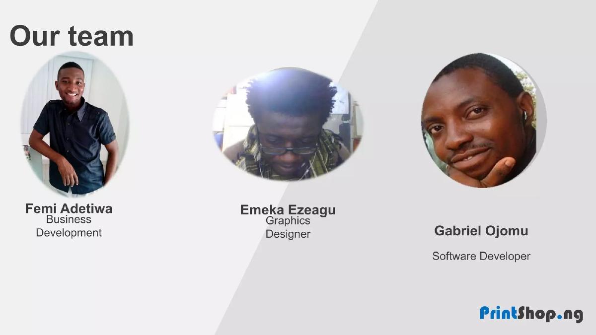 Printshop.ng pitch deck slide 3 of 14