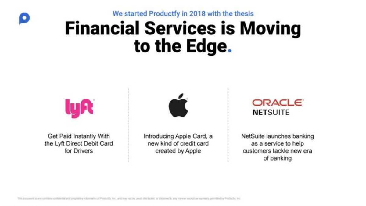 Productfy pitch deck slide 2 of 16