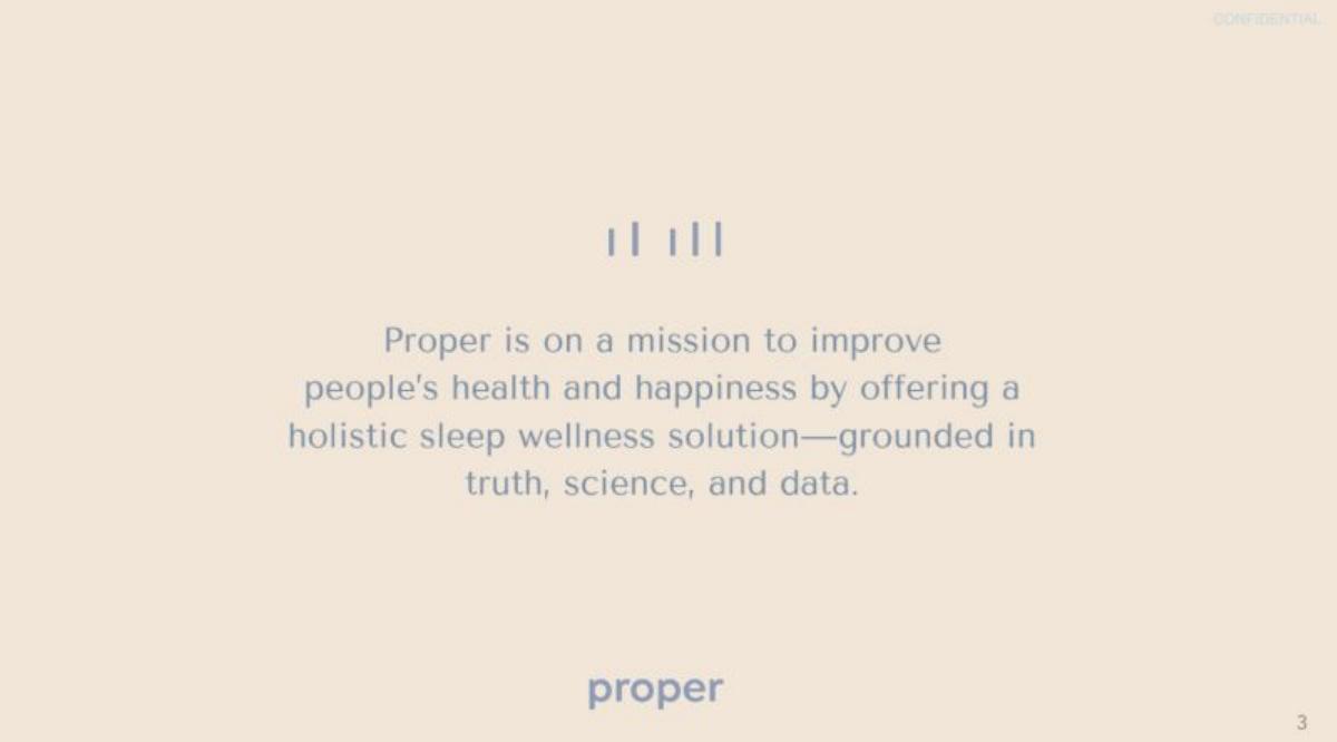 Proper pitch deck slide 3 of 11