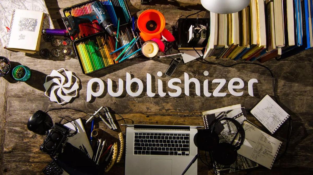Publishizer pitch deck slide 1 of 20