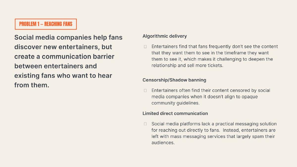 PunchUp Live pitch deck slide 5 of 19