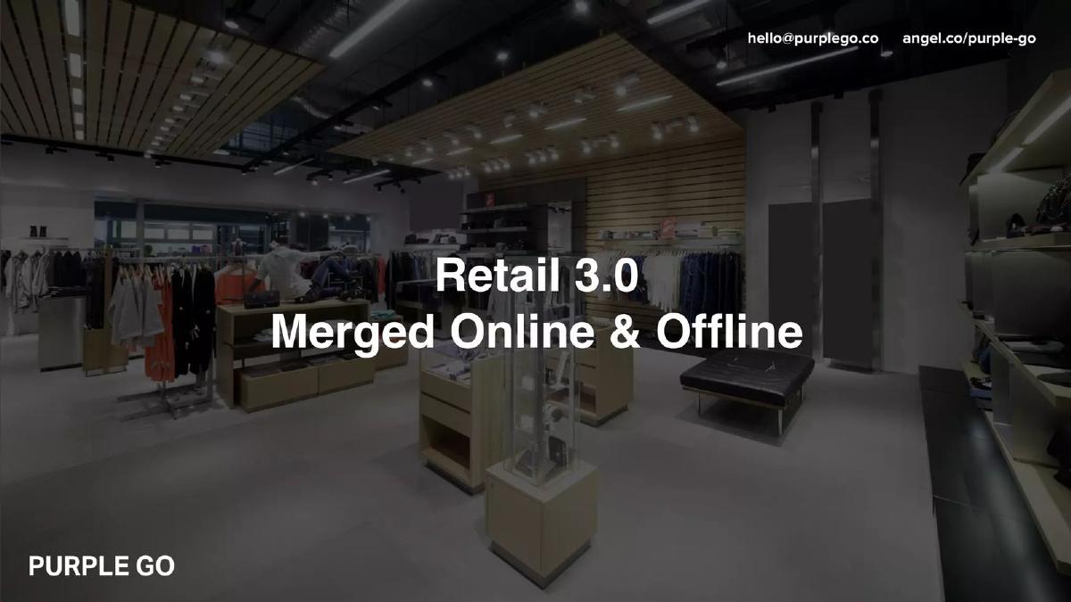 PurpleGo pitch deck slide 2 of 15