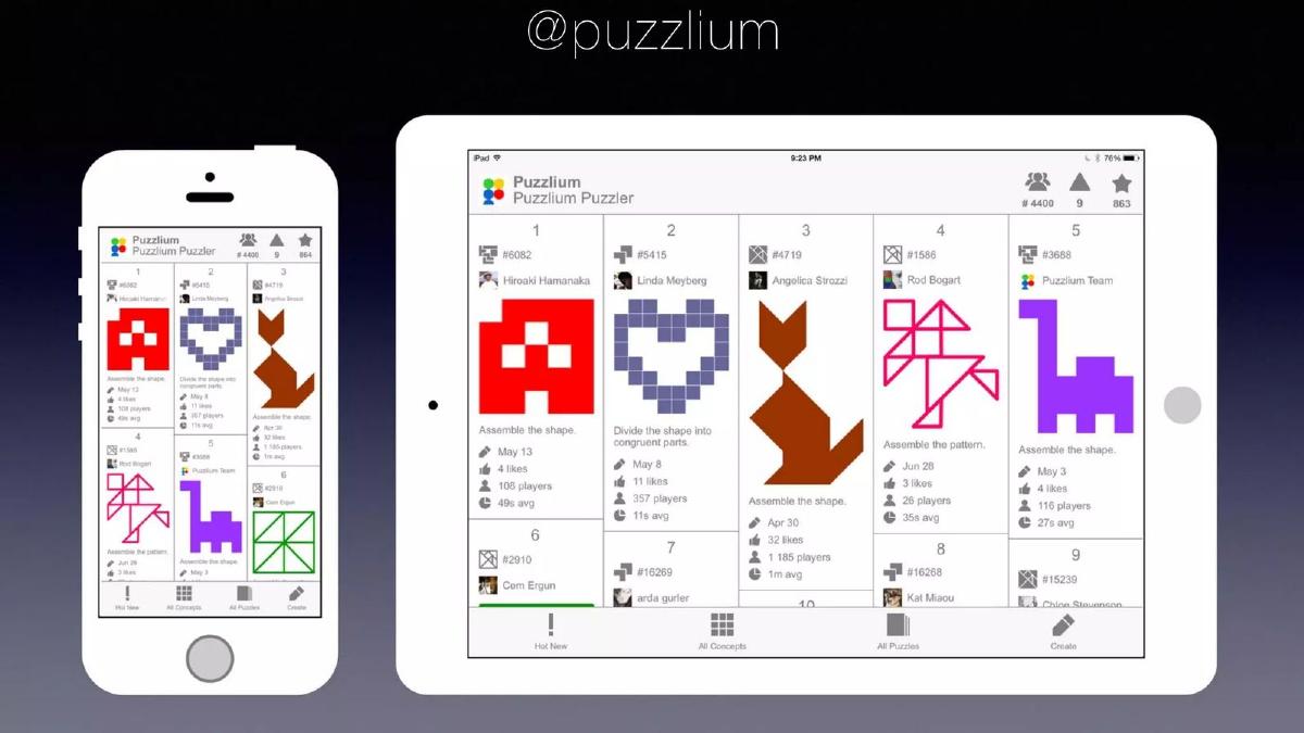 Puzzlium pitch deck slide 3 of 14