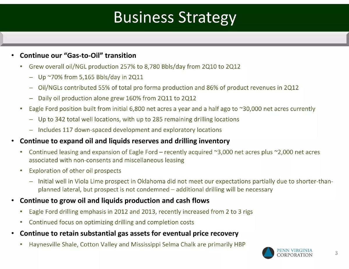 Penn Virginia Corporation (PVA) pitch deck slide 4 of 23
