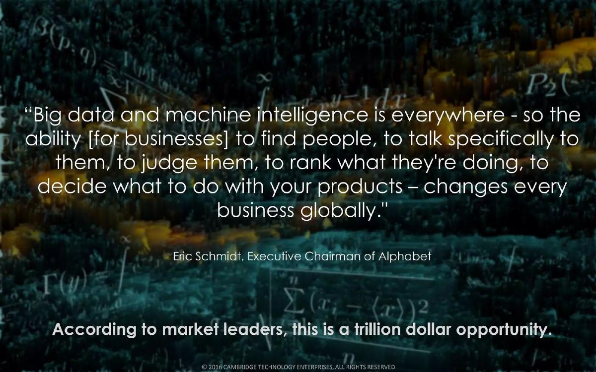 Cambridge Technology Enterprises pitch deck slide 3 of 27
