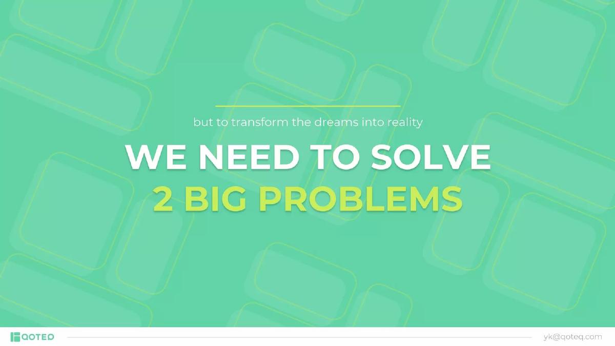 QOTEQ Investment pitch deck slide 4 of 38