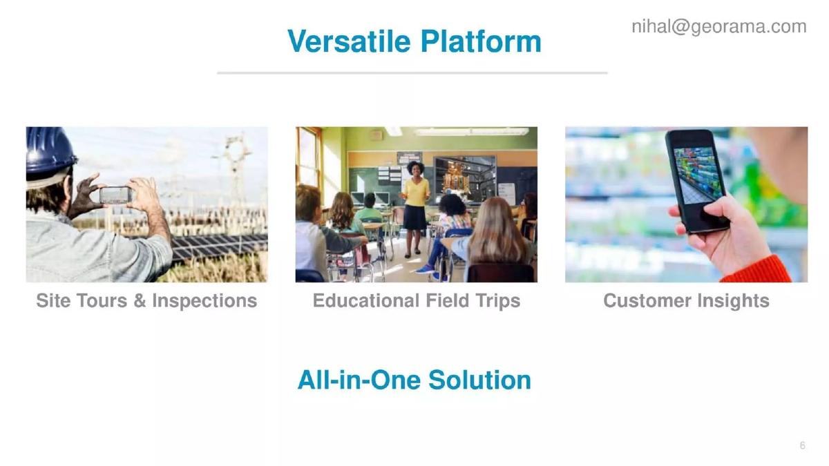 QualSights (formerly Georama) pitch deck slide 6 of 8