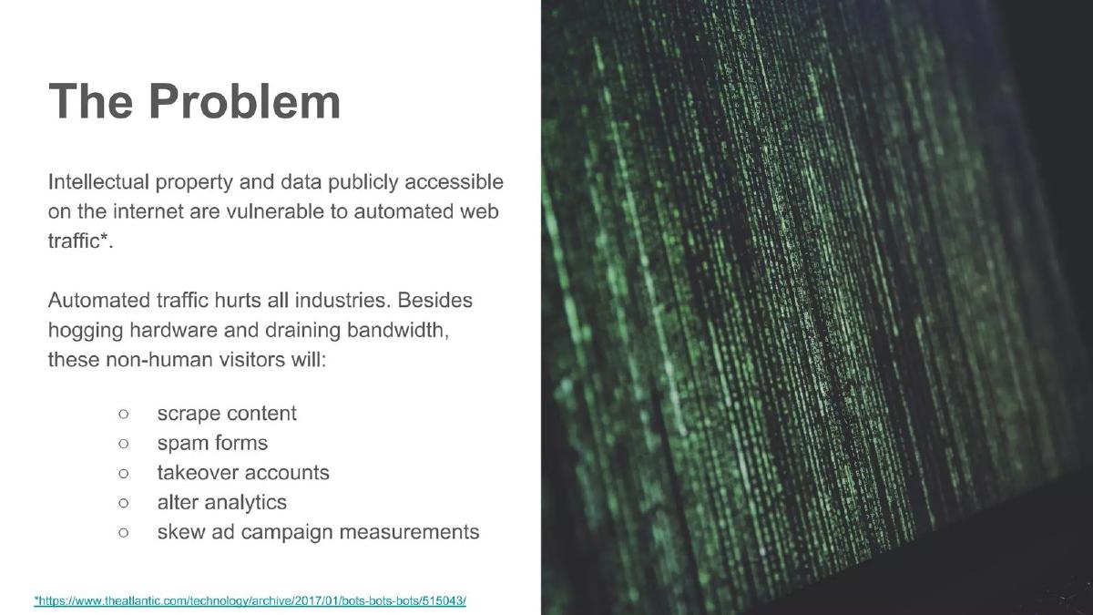 Quarantyne pitch deck slide 3 of 9