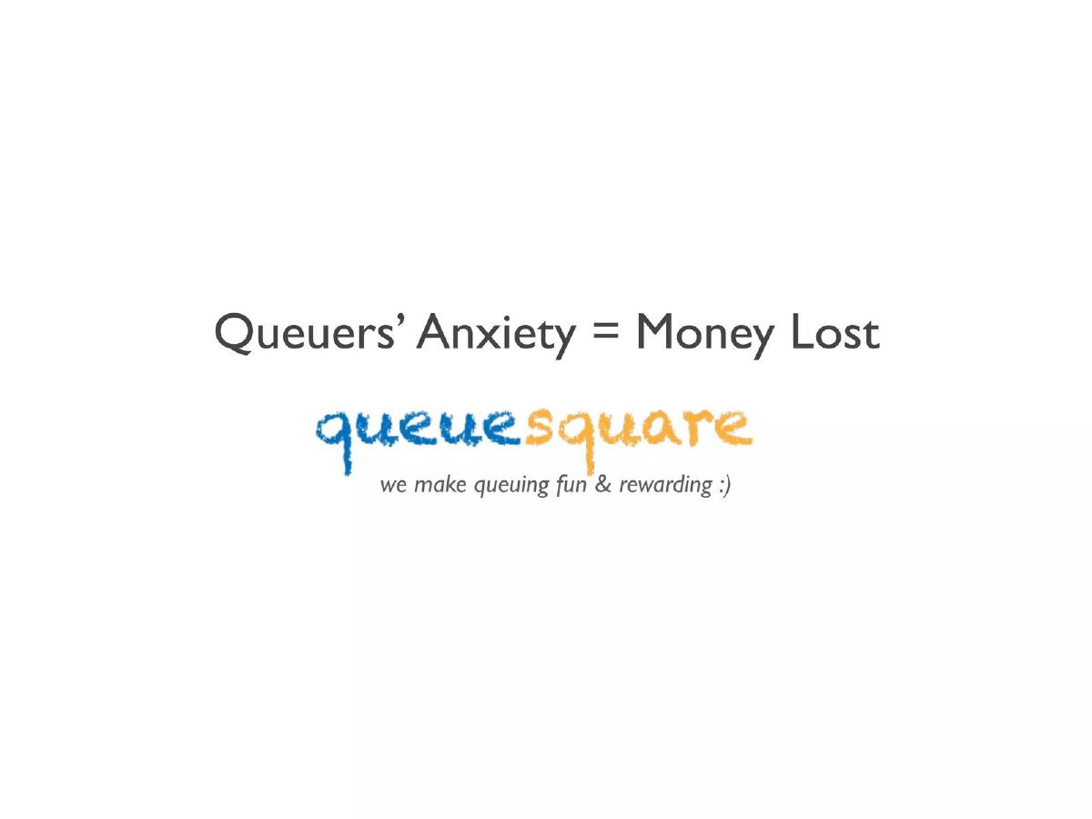 Queuesquare pitch deck slide 6 of 22
