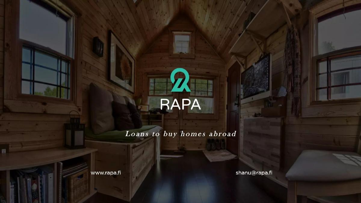 Rapa pitch deck slide 1 of 9