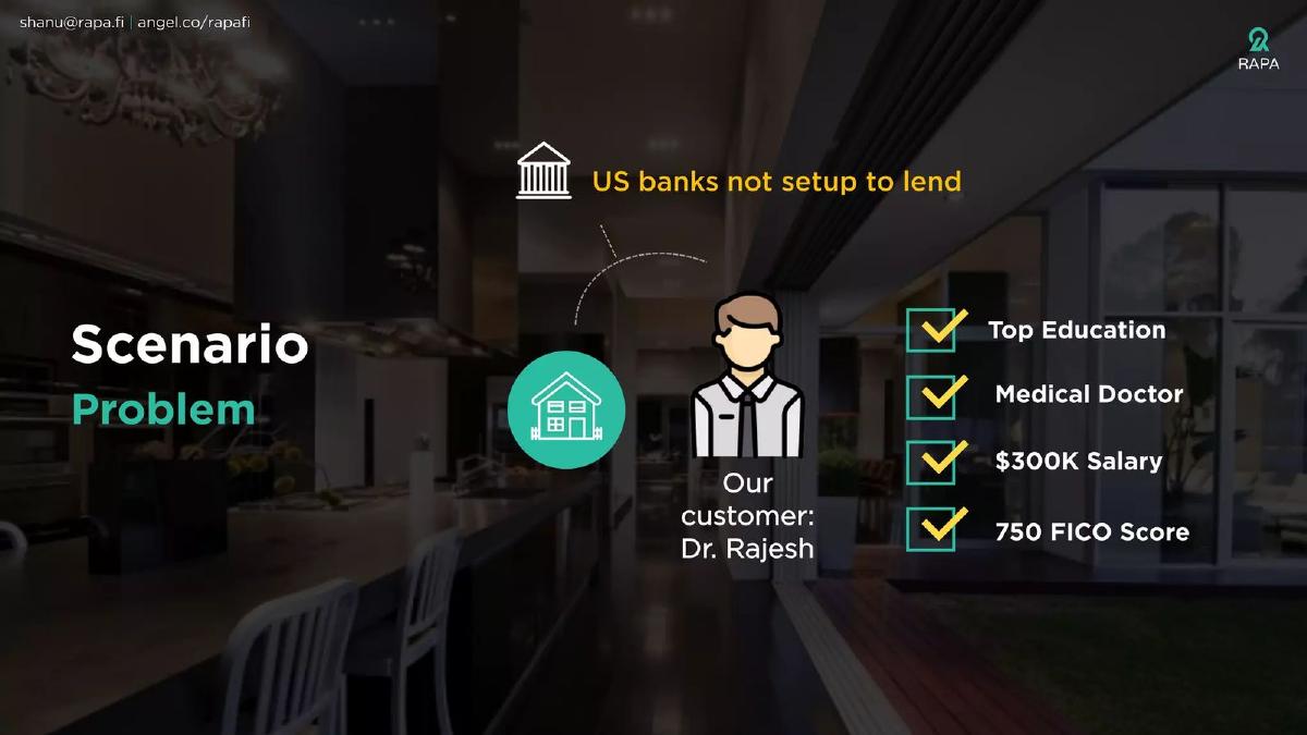 Rapa pitch deck slide 3 of 9