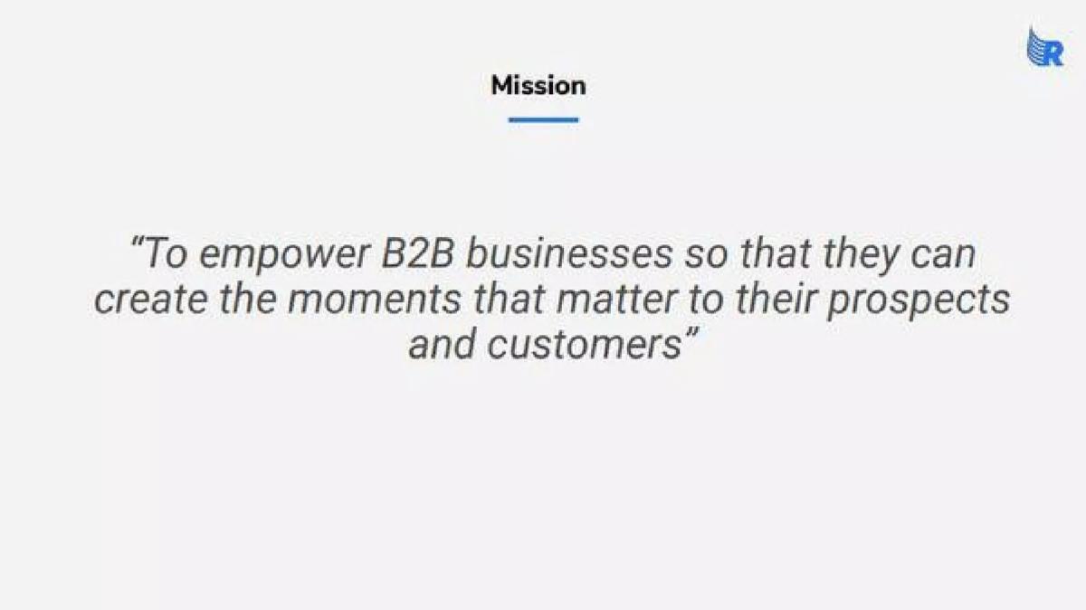 Reachdesk pitch deck slide 2 of 17