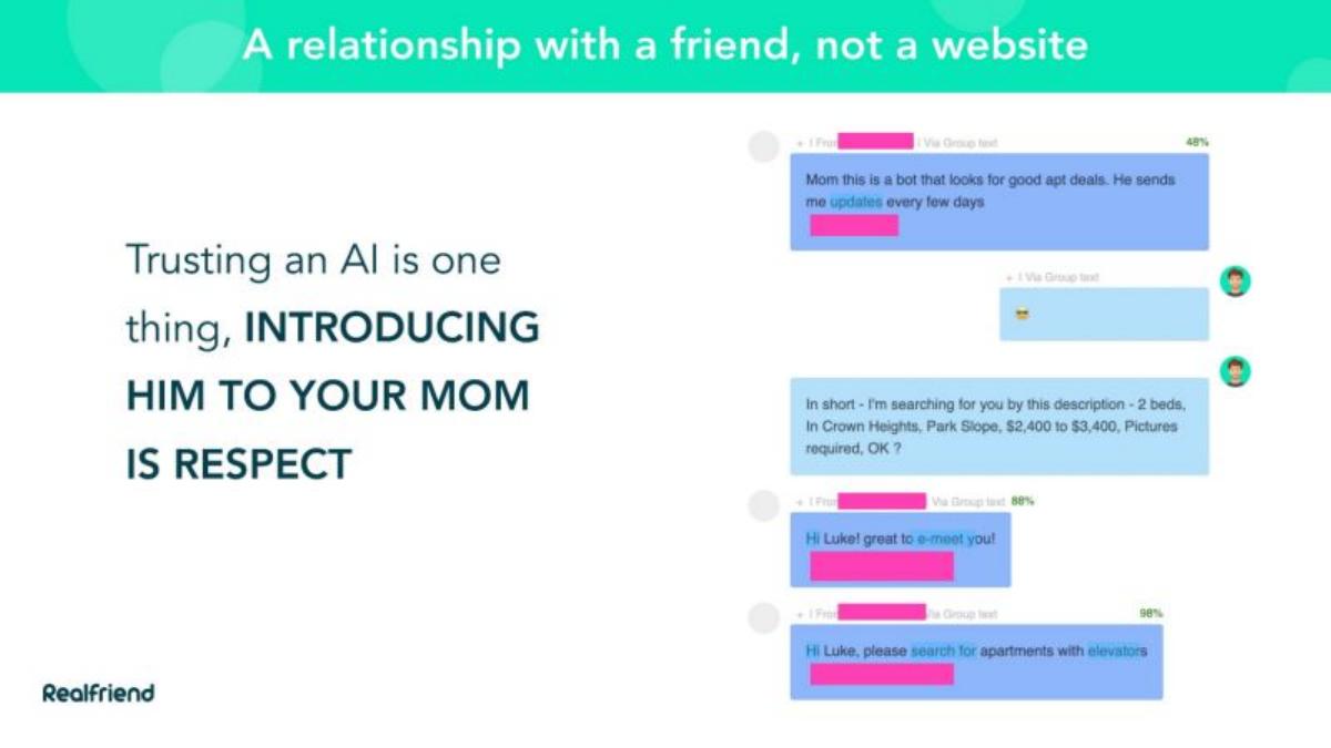 RealFriend pitch deck slide 4 of 14