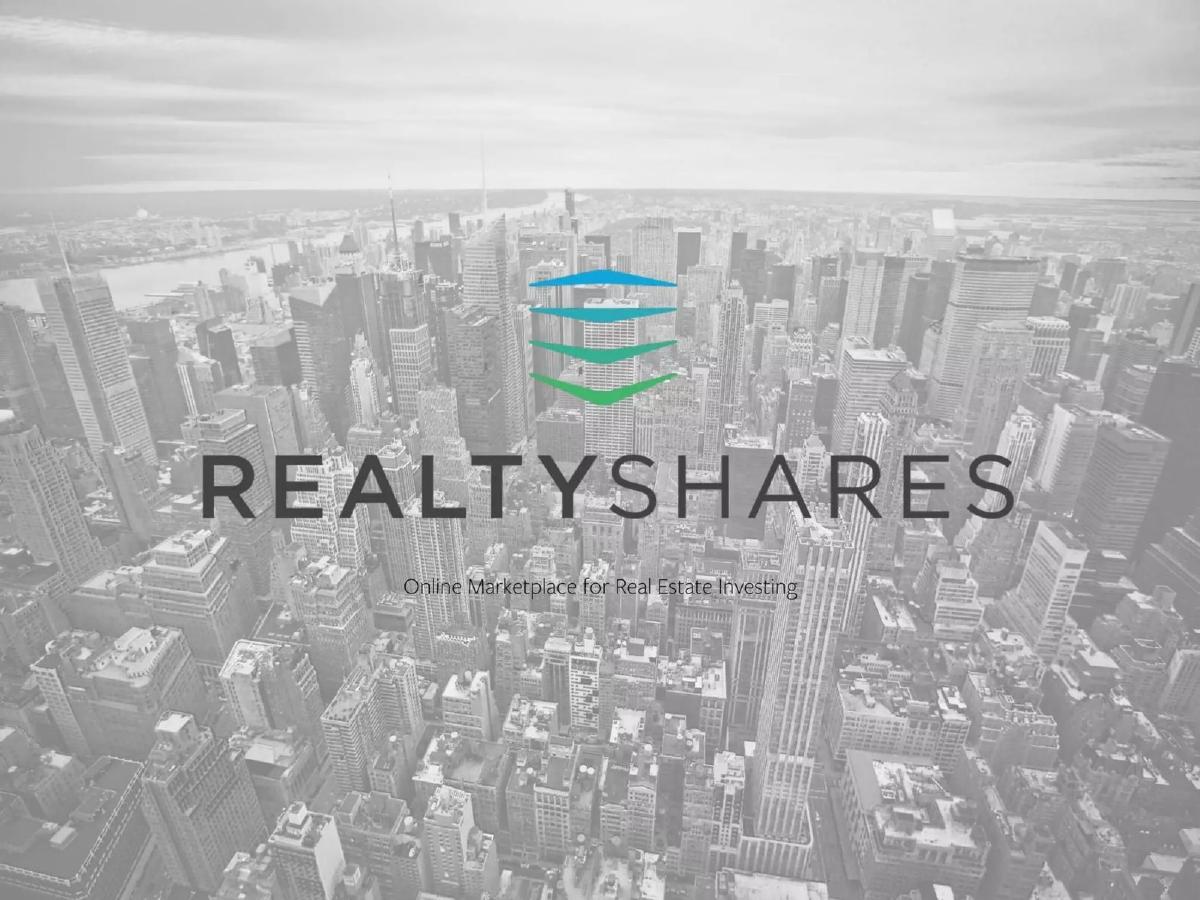 RealtyShares pitch deck slide 1 of 6