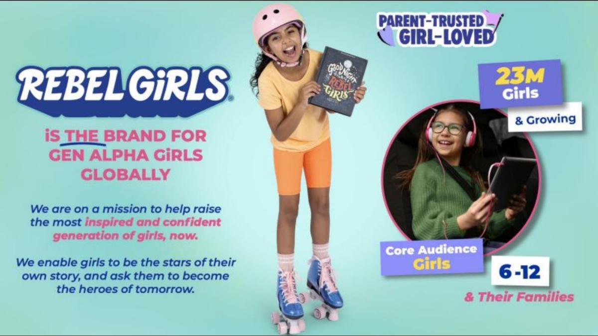 Rebel Girls pitch deck slide 3 of 17