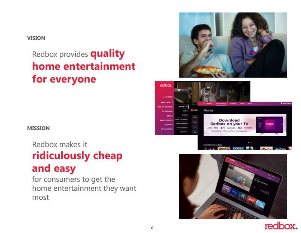 Redbox SPAC pitch deck slide 6 of 39