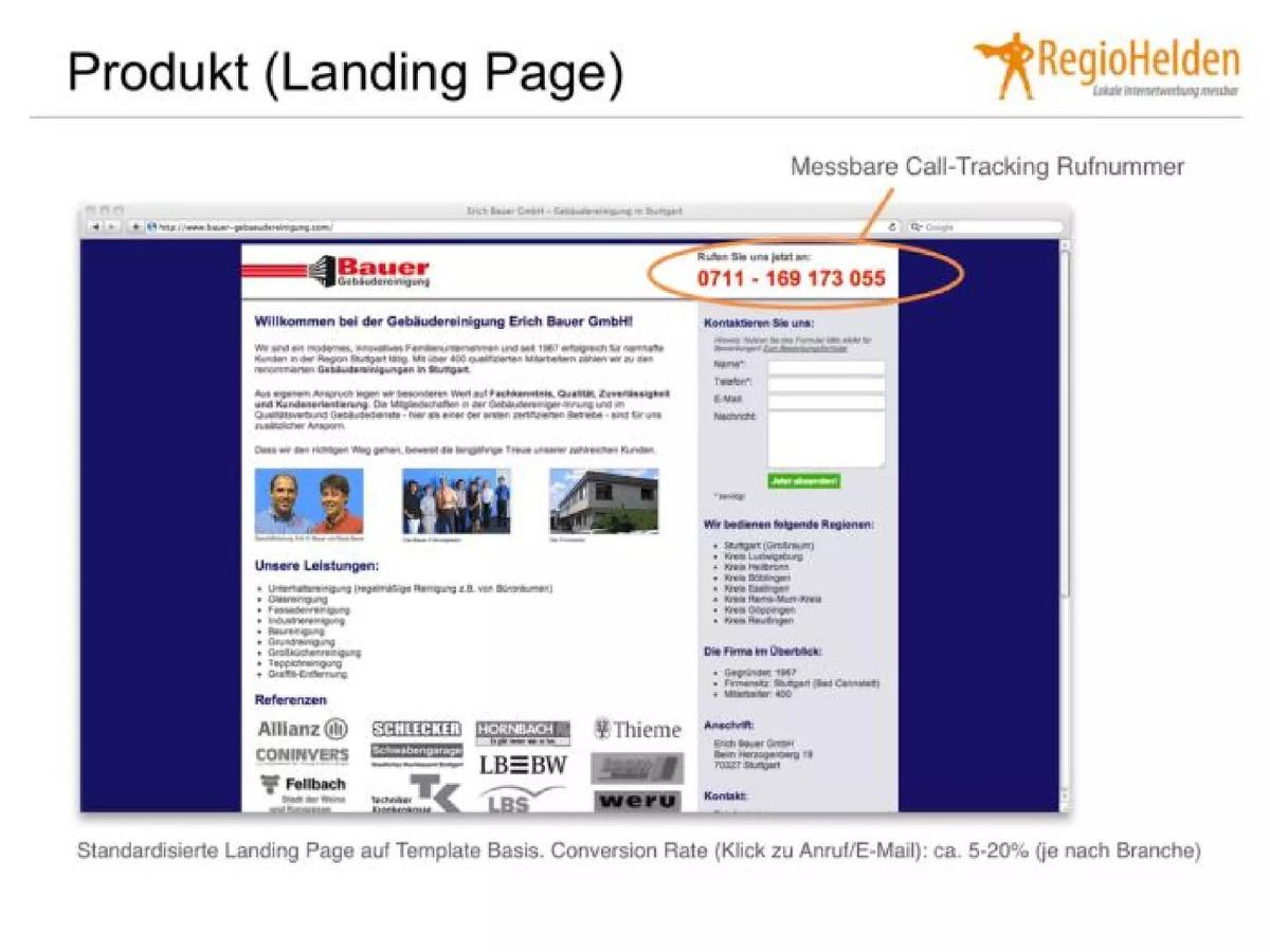 RegioHelden pitch deck slide 5 of 22
