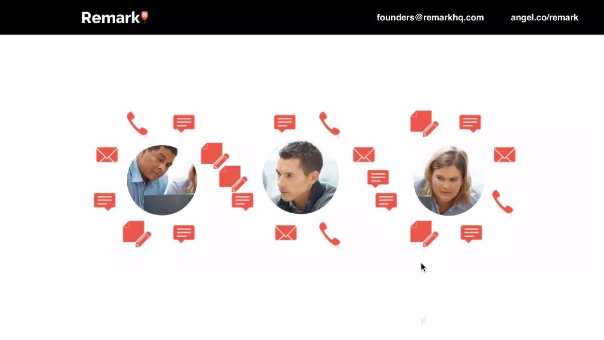 Remark pitch deck slide 2 of 10