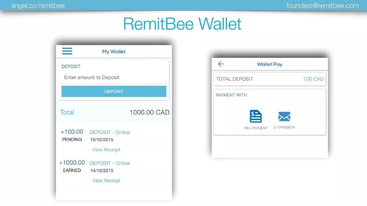 RemitBee pitch deck slide 4 of 13