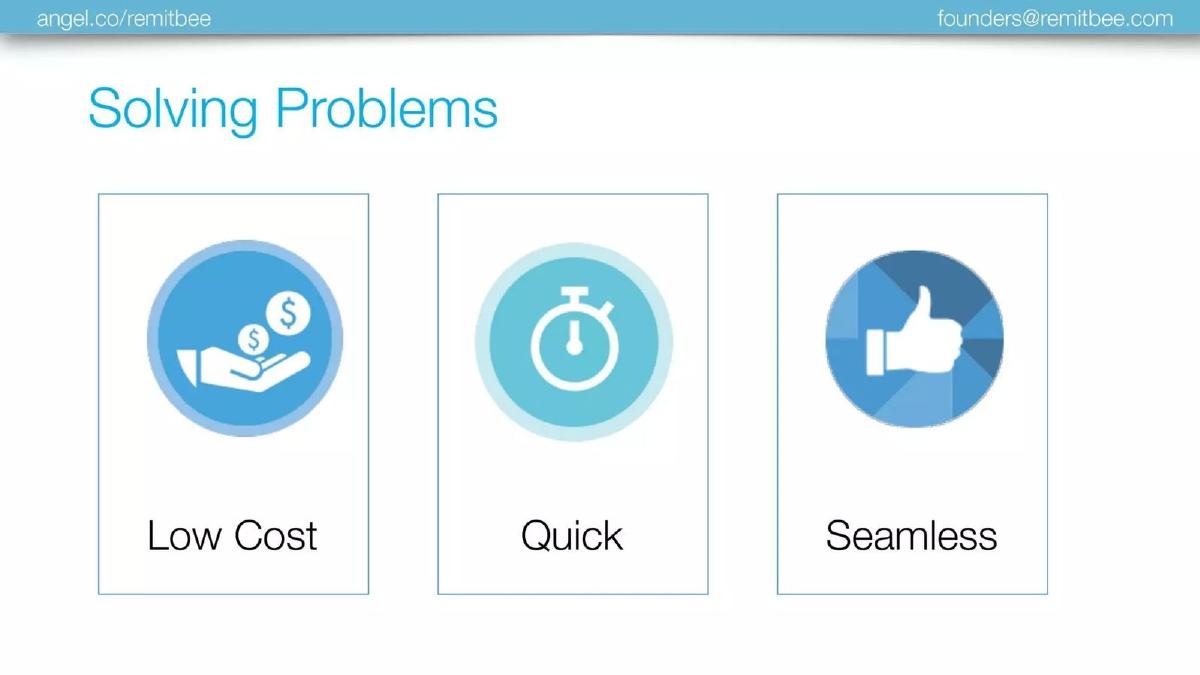 RemitBee pitch deck slide 5 of 13